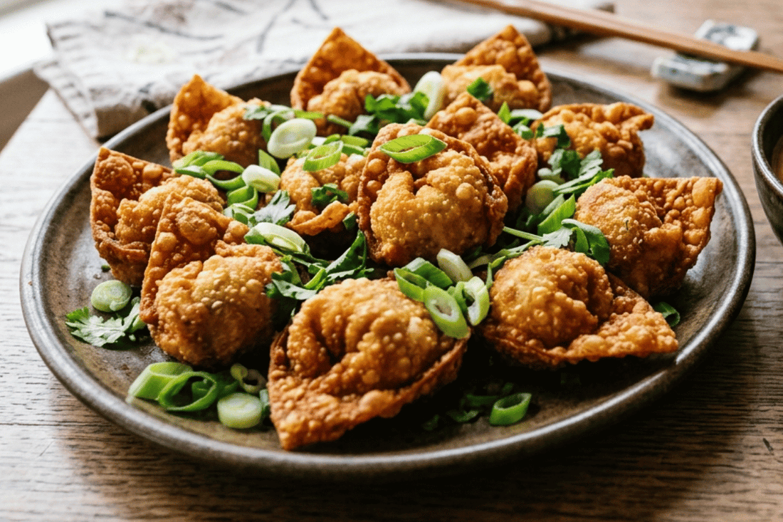 Crispy Curry Chicken Wontons