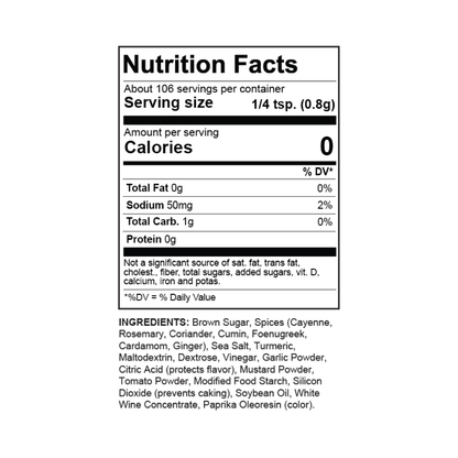 Todd's Curry Seasoning 3oz
