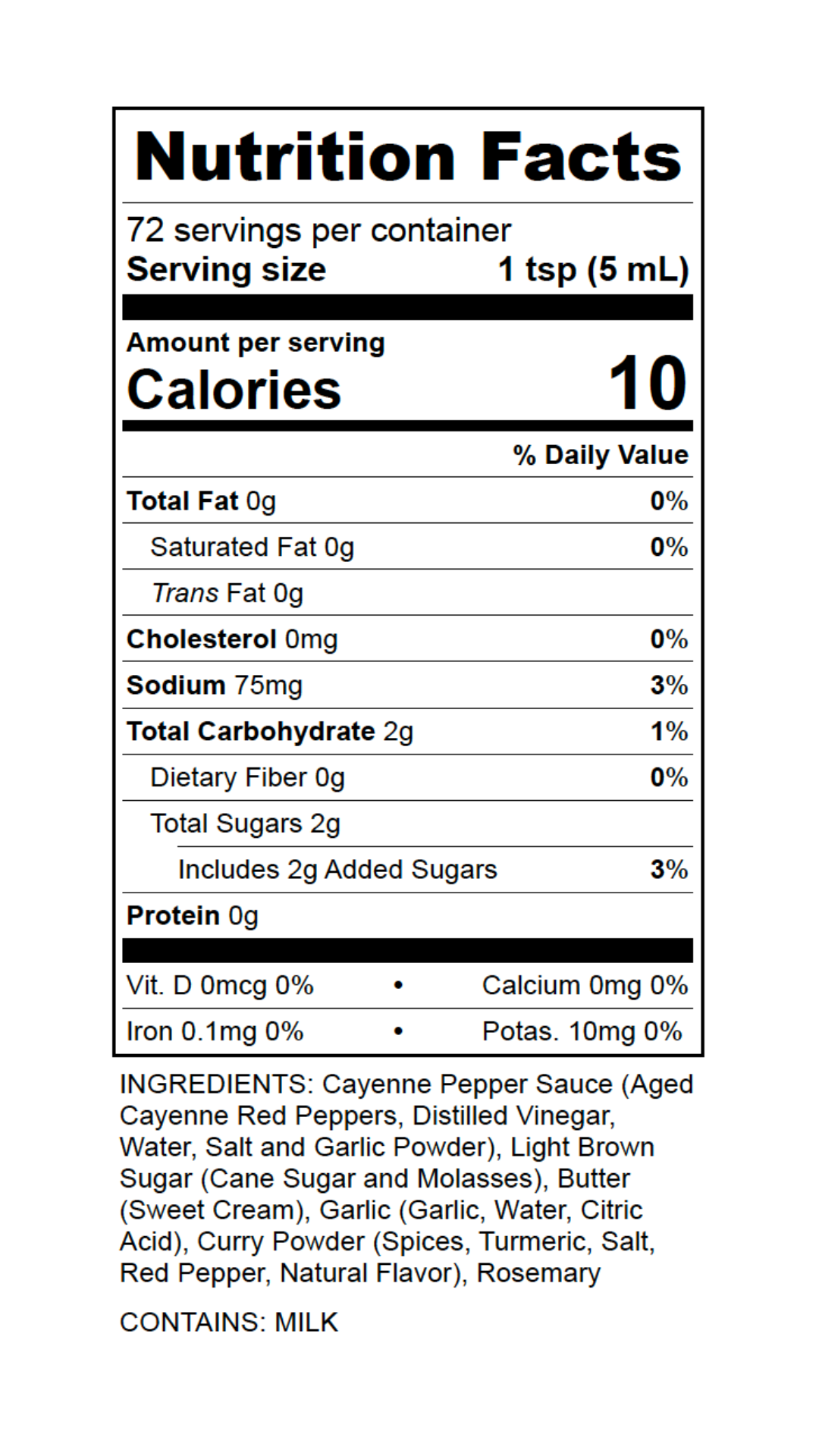 Todd's Curry Sauce Mild (12oz)